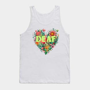 Deaf - Green Tank Top